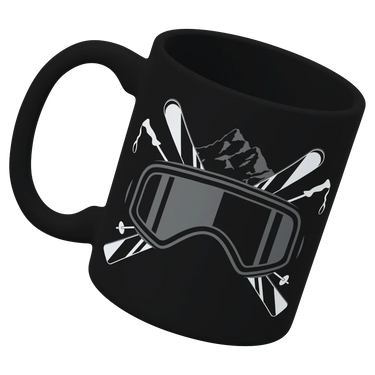 Ski Goggles White Coffee Mug